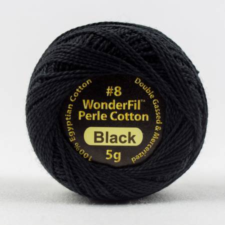 WonderFil Perle Cotton #8 | Black