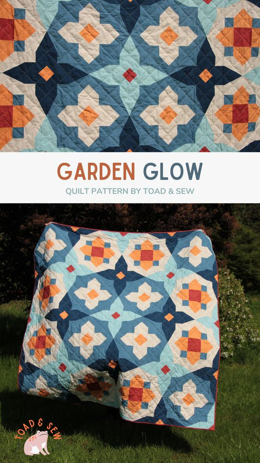 Garden Glow Quilt Pattern | Toad & Sew