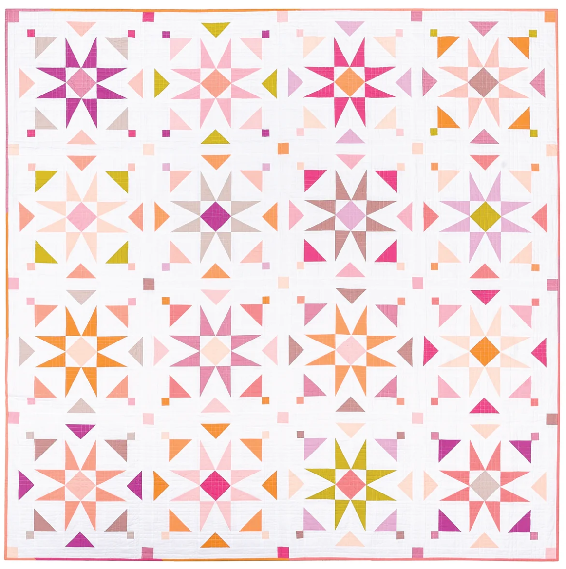 Mosaic Star Quilt Pattern | Lo & Behold Stitchery