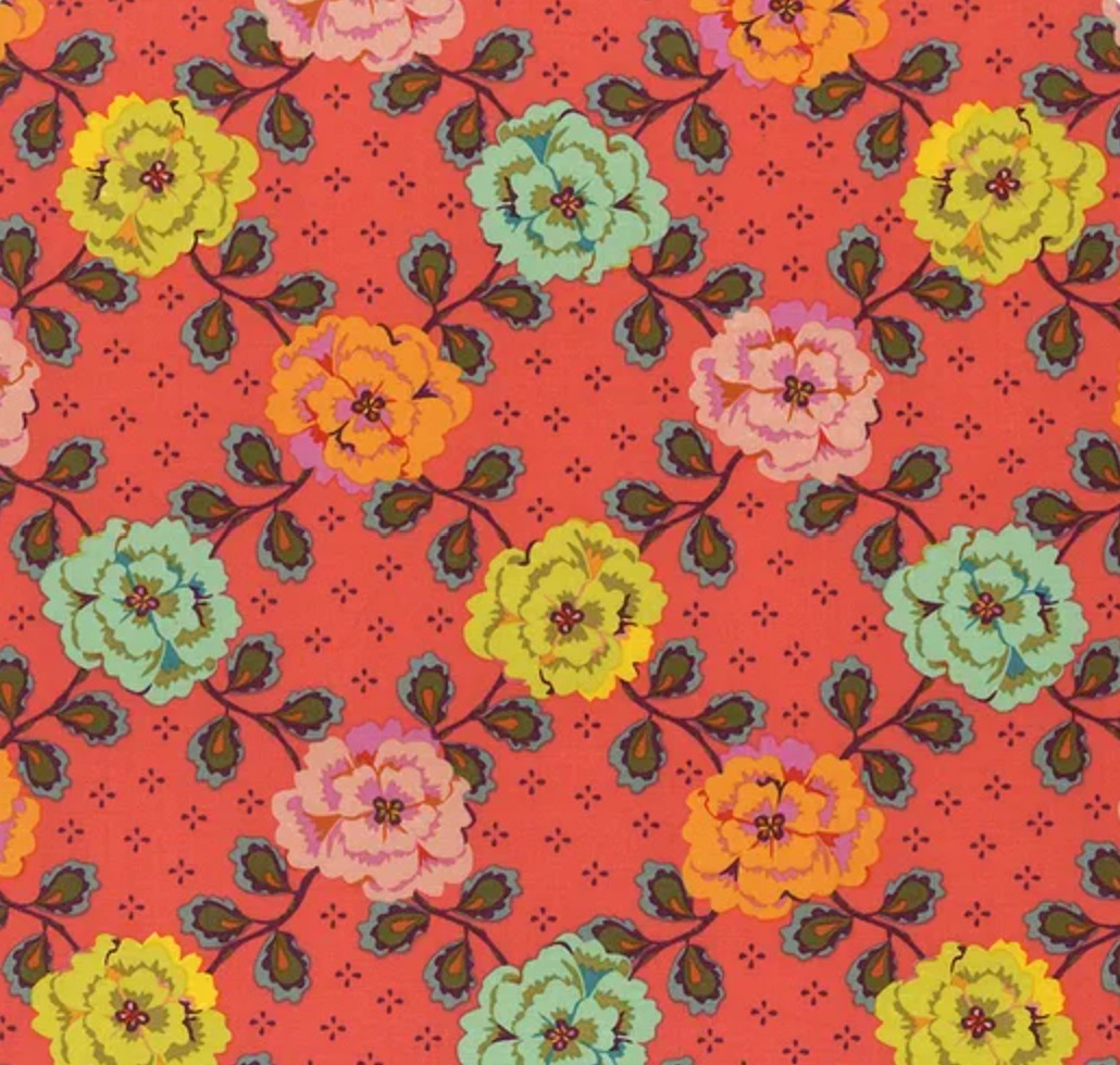 Kindred Sketches Persimmon Connection | Figo Fabrics | Kathy Doughty