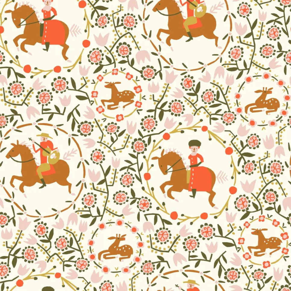 Afternoon Trot in Tomato | Little House Cottons